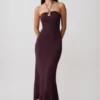 Vestido midi de punto Dimitri – Chocolate Vestido midi de punto Dimitri – Chocolate