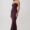 Vestido midi de punto Dimitri – Chocolate Vestido midi de punto Dimitri – Chocolate