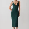 Vestido midi de punto vendaje Gia – Verde azulado Vestido midi de punto vendaje Gia – Verde azulado