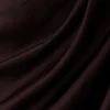 Vestido midi drapeado con cuello halter Aveline – Chocolate oscuro