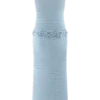Vestido midi floral de ganchillo hecho a mano Teagan – Azul Vestido midi floral de ganchillo hecho a mano Teagan – Azul