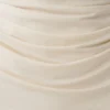 Vestido midi fruncido de jersey Vina – Marfil Vestido midi fruncido de jersey Vina – Marfil