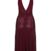 Vestido midi halter Genie Diamante – Caoba Vestido midi halter Genie Diamante – Caoba