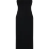 Vestido midi sin mangas de crepé Norah – Negro Vestido midi sin mangas de crepé Norah – Negro