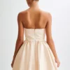 Vestido mini con corsé estructurado Hollie – Dorado Vestido mini con corsé estructurado Hollie – Dorado