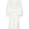 Vestido mini con lazo Rosanna Suiting – Marfil Vestido mini con lazo Rosanna Suiting – Marfil