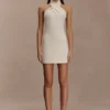 Vestido mini cruzado Christina – Buttercream Vestido mini cruzado Christina – Buttercream