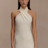 Vestido mini cruzado Christina – Buttercream Vestido mini cruzado Christina – Buttercream
