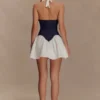 Vestido mini de algodón Denim Merlyn – Azul índigo Vestido mini de algodón Denim Merlyn – Azul índigo
