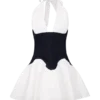 Vestido mini de algodón Denim Merlyn – Azul índigo Vestido mini de algodón Denim Merlyn – Azul índigo