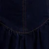 Vestido mini de Denim con festones Cheyenne – Azul índigo Vestido mini de Denim con festones Cheyenne – Azul índigo
