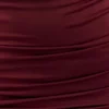 Vestido mini de manga larga con escote en V de Hayden – Burdeos Vestido mini de manga larga con escote en V de Hayden – Burdeos