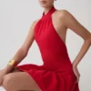 Vestido mini de punto Rory Halter – Rojo Vestido mini de punto Rory Halter – Rojo