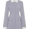 Vestido mini de traje Gretchen – Gris Vestido mini de traje Gretchen – Gris