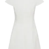 Vestido mini de traje Remi con detalles florales – Blanco Vestido mini de traje Remi con detalles florales – Blanco