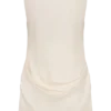 Vestido mini drapeado Bexley – Marfil Vestido mini drapeado Bexley – Marfil