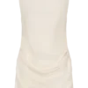 Vestido mini drapeado Bexley – Marfil Vestido mini drapeado Bexley – Marfil