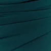 Vestido mini drapeado de gasa Giulia – Esmeralda oscuro Vestido mini drapeado de gasa Giulia – Esmeralda oscuro