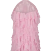 Vestido mini halter con volantes en color marigold – Rosa empolvado Vestido mini halter con volantes en color marigold – Rosa empolvado