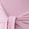 Vestido mini Maiara de manga corta con lazo y corte ceñido – Rosa Vestido mini Maiara de manga corta con lazo y corte ceñido – Rosa