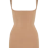 Vestido mini moldeador sin espalda Jocelyn – Latte