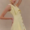 Vestido mini sin mangas Oli – Limón