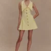 Vestido mini sin mangas Oli – Limón