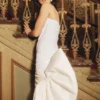 Vestido mini sin tirantes con lazo Franka – Blanco Vestido mini sin tirantes con lazo Franka – Blanco