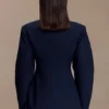 Vestido mini tipo blazer Beatrice – Azul marino Vestido mini tipo blazer Beatrice – Azul marino