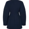Vestido mini tipo blazer Beatrice – Azul marino Vestido mini tipo blazer Beatrice – Azul marino