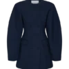 Vestido mini tipo blazer Beatrice – Azul marino Vestido mini tipo blazer Beatrice – Azul marino