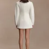 Vestido mini tipo blazer Beatrice – Marfil