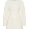 Vestido mini tipo blazer Beatrice – Marfil