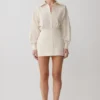 Vestido oversize tipo camisa Ivy – Rayas