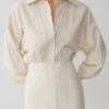 Vestido oversize tipo camisa Ivy – Rayas
