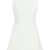 Vestido sin mangas Oli con contraste – Marfil/Negro Vestido sin mangas Oli con contraste – Marfil/Negro