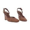 Zapatos de cuña de ante sintético Kaleen – Chocolate Zapatos de cuña de ante sintético Kaleen – Chocolate