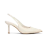 Zapatos de tacón con talón abierto Dasha – Marfil Zapatos de tacón con talón abierto Dasha – Marfil